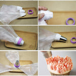27-teiliges Tortendüsen-Set, nahtlose Cremetüllen, 27 Teile/Set