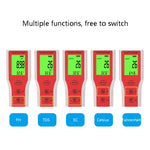4-in-1 Tragbarer PH/TDS/EC/TEMP Teststift Multifunktionaler Wasserqualitätstester, 4-in-1 Teststift