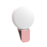 2 Stück Handy-Fülllicht Kamera Foto LED Selfie-Licht, Weiß, Pink, Blau, Schwarz