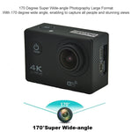 WIFI Wasserdichte Actionkamera Fahrrad 4K Kamera Ultra Tauchen 60FPS Kamera Helm Fahrrad Cam Unterwasser Sport 1080P Kamera