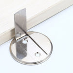 Zinklegierung unperforiert Saugnapf geräuschloser starker Magnet-Türstopper, Rot Antik, Gebürsteter Stahl, Schwarz, Weiß, Gelb, Hellgold, Bronze