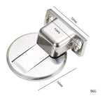 Zinklegierung unperforiert Saugnapf geräuschloser starker Magnet-Türstopper, Rot Antik, Gebürsteter Stahl, Schwarz, Weiß, Gelb, Hellgold, Bronze