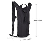 Wasserbeutel Militär Taktischer Trinkrucksack Outdoor Camping Camelback Nylon Kamel Wasserblasenbeutel zum Radfahren, 3L