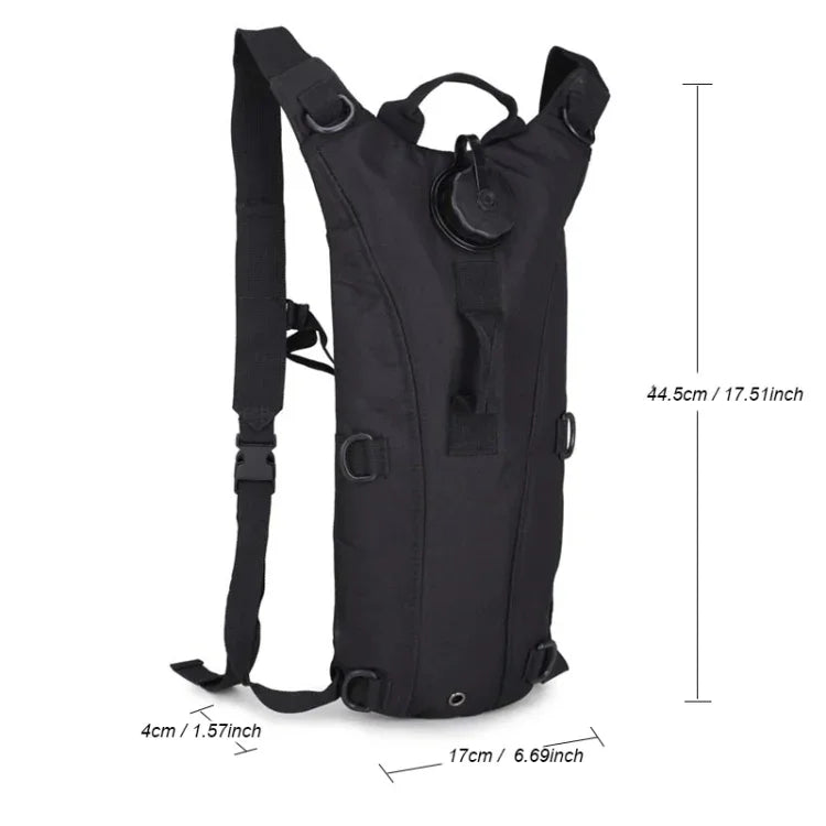 Wasserbeutel Militär Taktischer Trinkrucksack Outdoor Camping Camelback Nylon Kamel Wasserblasenbeutel zum Radfahren, 3L