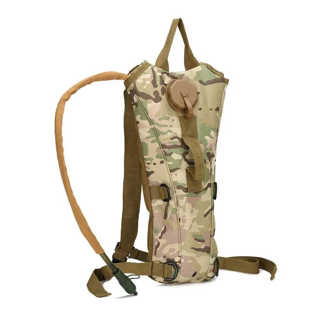 Wasserbeutel Militär Taktischer Trinkrucksack Outdoor Camping Camelback Nylon Kamel Wasserblasenbeutel zum Radfahren, 3L