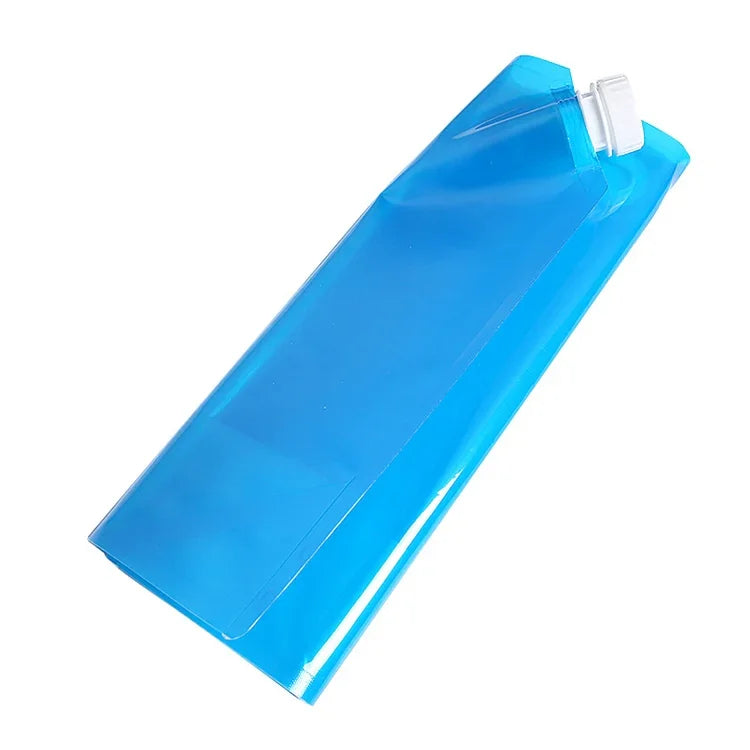 PE-Wassersack, faltbar, tragbar, Wasserspeicher, Hebesack für Camping, Wandern, Survival, Trinkwasserbehälter, 10 l (Blau)