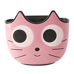 Küchen-Cartoon Multifunktions-Spülbecken-Abtropfkorb mit verstellbarer Schnalle, Badezimmer-Aufbewahrungskorb, Rosa, Blau, Grün
