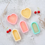 3-in-1 Sommer-Silikon-Eisform Cremeförmchen DIY-Formen-Set