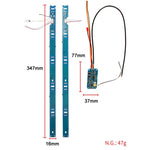 Elektroroller BMS-Platine + Seitenstreifen-Kit für Xiaomi Mijia M365 Pro, BMS-Platine + Seitenstreifen