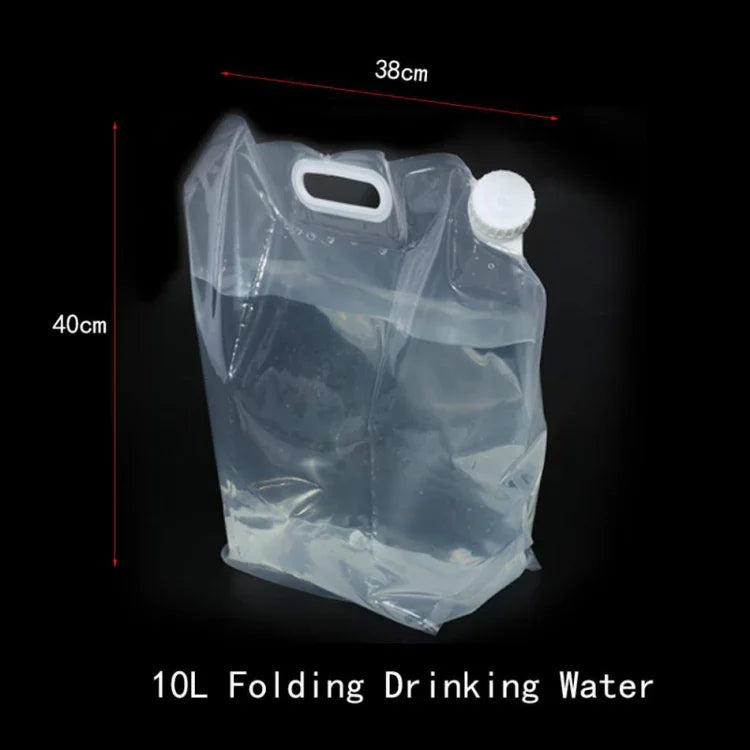 Faltbarer Wassersack für Outdoor-Sportarten, Camping, Wandern, Aufbewahrung, Wassereimer, Picknick, Wasserbehälter, Hebetasche, 5L, 10L, 15L