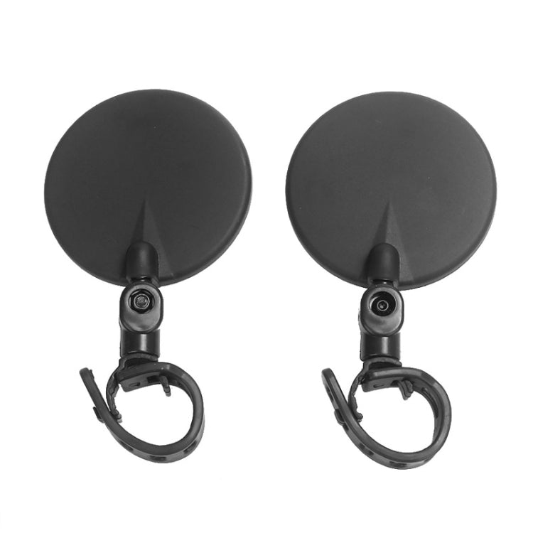 2 Stück Rückspiegel für Xiaomi Scooter, Fahrradspiegel, rund, oval