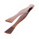 Holz-Lebensmittelzange Küche Haushalt Grill-Lebensmittelzange Dessert Gebäck Brot Clip, Phoebe Clip, Scheren-Clip