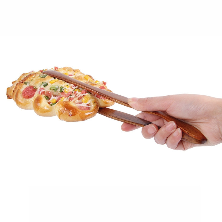 Holz-Lebensmittelzange Küche Haushalt Grill-Lebensmittelzange Dessert Gebäck Brot Clip, Phoebe Clip, Scheren-Clip