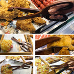 Holz-Lebensmittelzange Küche Haushalt Grill-Lebensmittelzange Dessert Gebäck Brot Clip, Phoebe Clip, Scheren-Clip