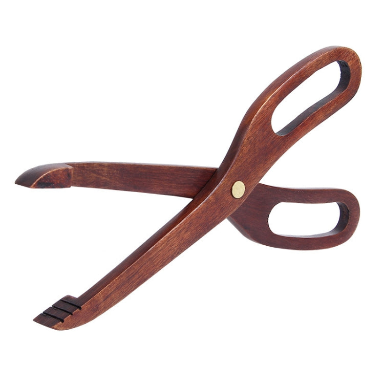Holz-Lebensmittelzange Küche Haushalt Grill-Lebensmittelzange Dessert Gebäck Brot Clip, Phoebe Clip, Scheren-Clip