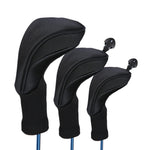 3 in 1 Nr.1 / Nr.3 / Nr.5 Schläger Schutzhülle Golf Schlägerkopfhaube, HD-014 3 in 1 Blau, HD-014 3 in 1 Schwarz, HD-014 3 in 1 Rot