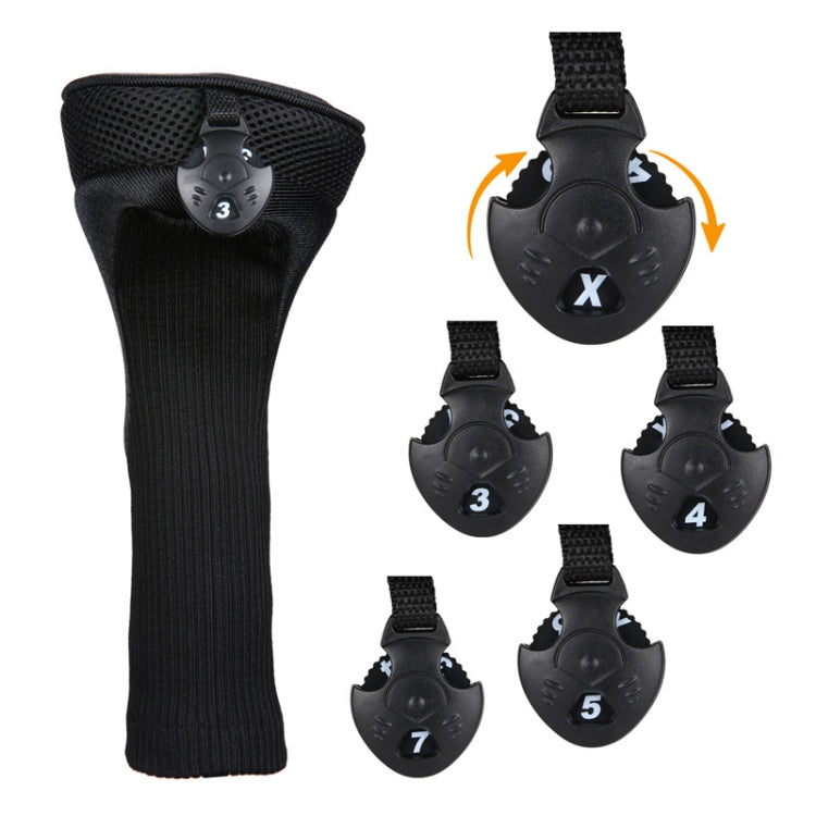 3 in 1 Nr.1 / Nr.3 / Nr.5 Schläger Schutzhülle Golf Schlägerkopfhaube, HD-014 3 in 1 Blau, HD-014 3 in 1 Schwarz, HD-014 3 in 1 Rot