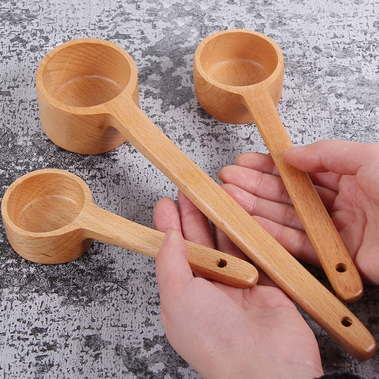 Langstieliger Holzlöffel Gewürzlöffel Dessert Kaffee Milch Tee Löffel, Gewürzlöffel Klein, Gewürzlöffel Mittel, Gewürzlöffel Groß