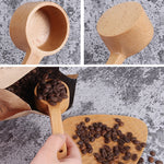 Langstieliger Holzlöffel Gewürzlöffel Dessert Kaffee Milch Tee Löffel, Gewürzlöffel Klein, Gewürzlöffel Mittel, Gewürzlöffel Groß