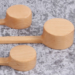 Langstieliger Holzlöffel Gewürzlöffel Dessert Kaffee Milch Tee Löffel, Gewürzlöffel Klein, Gewürzlöffel Mittel, Gewürzlöffel Groß