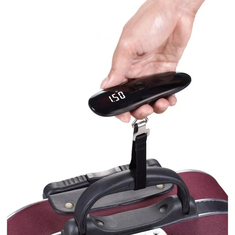 50kg/0.05kg Kofferwaage Tragbare Gepäckwaage Express-Paketwaage Handgehaltene Elektronische Waage, 50kg x 0.05kg