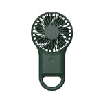Handlicher Taschen-Mini-Kleiner Ventilator Tragbarer Lade-Outdoor-USB-Ventilator mit 7-Farben-Licht, Pink, Armeegrün, Orange