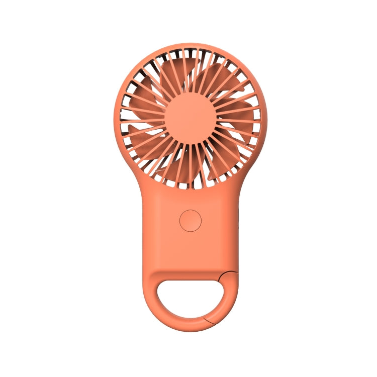 Handlicher Taschen-Mini-Kleiner Ventilator Tragbarer Lade-Outdoor-USB-Ventilator mit 7-Farben-Licht, Pink, Armeegrün, Orange