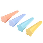4-in-1 Kinder-Eisformen-Set, lebensmittelechtes Silikon, Zufallsfarben-Lieferung, 2 Sets 4-in-1