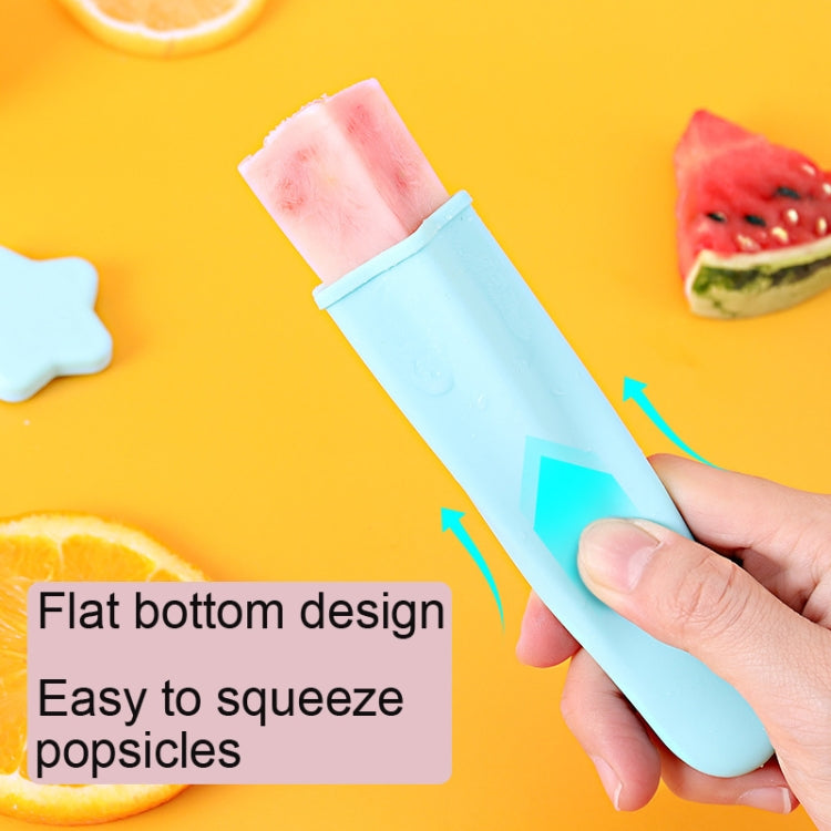 4-in-1 Kinder-Eisformen-Set, lebensmittelechtes Silikon, Zufallsfarben-Lieferung, 2 Sets 4-in-1