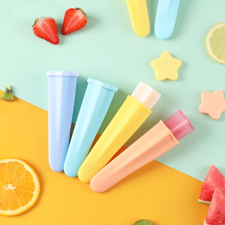 4-in-1 Kinder-Eisformen-Set, lebensmittelechtes Silikon, Zufallsfarben-Lieferung, 2 Sets 4-in-1