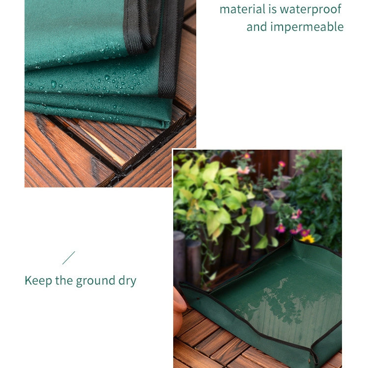 Balkon Grünpflanzen Pflanztöpfe Erdewechsel Arbeitsmatten Zuhause Pflanzen Mischboden Verschiebematte Wasserabflussmatte, 75x75cm, 110x75cm, 100x100cm