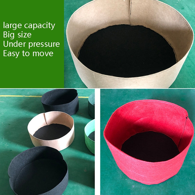 Filz-Pflanzfass Innen Außen Rund Pflanzbeutel Vlies Sämlingsbeutel, 50x20cm 40L, 60x20cm 56L, 70x30cm 115L, 80x30cm 150L, 90x30cm 190L, 120x30cm 340L, 127x30cm 380L
