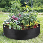 Filz-Pflanzfass Innen Außen Rund Pflanzbeutel Vlies Sämlingsbeutel, 50x20cm 40L, 60x20cm 56L, 70x30cm 115L, 80x30cm 150L, 90x30cm 190L, 120x30cm 340L, 127x30cm 380L