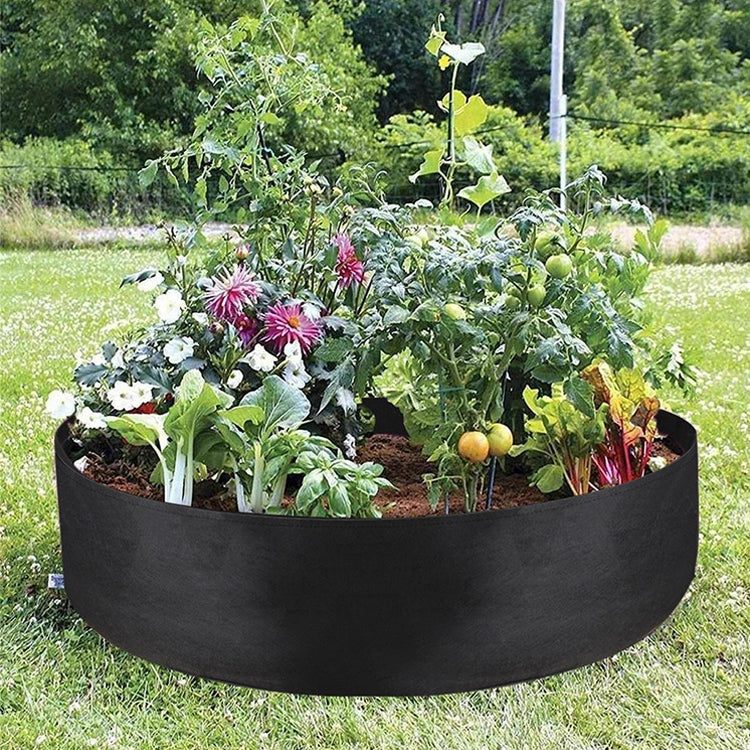 Filz-Pflanzfass Innen Außen Rund Pflanzbeutel Vlies Sämlingsbeutel, 50x20cm 40L, 60x20cm 56L, 70x30cm 115L, 80x30cm 150L, 90x30cm 190L, 120x30cm 340L, 127x30cm 380L