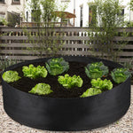 Filz-Pflanzfass Innen Außen Rund Pflanzbeutel Vlies Sämlingsbeutel, 50x20cm 40L, 60x20cm 56L, 70x30cm 115L, 80x30cm 150L, 90x30cm 190L, 120x30cm 340L, 127x30cm 380L