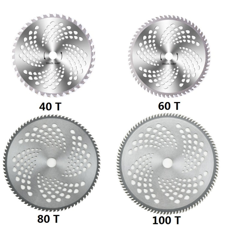0,4CM Legierungs-Sägeblätter Für Rasenmäher Freischneider Klingen, 40 Zähne, 60 Zähne, 80 Zähne