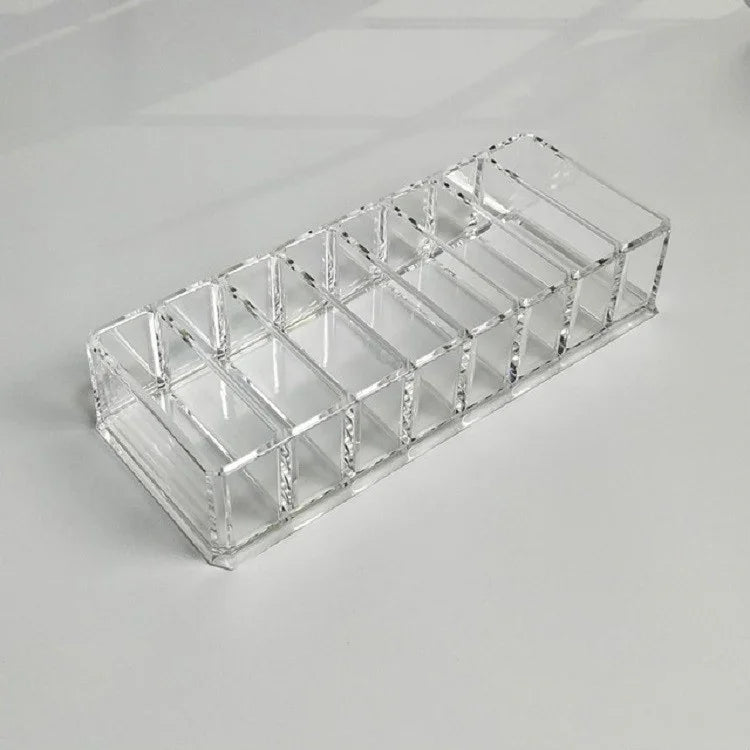 Acryl-Lippenstiftablage, transparente Aufbewahrungsbox für Puder, transparente Lidschattenablage, Make-up-Box