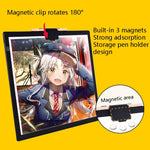 A3-D36 Magnetische absolute LED Kopierstation Weicher Augenschutz Kantung Kalligraphie Kopie der Malplatte