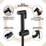 Kleiner Duschkopf WC-Brauseset, Einzelbrause, Brause+Basis+1.5m Telefonleitung, Brause+Basis+1.5m Schlauch, Brause+Basis+1.5m Schlauch+Eckventil
