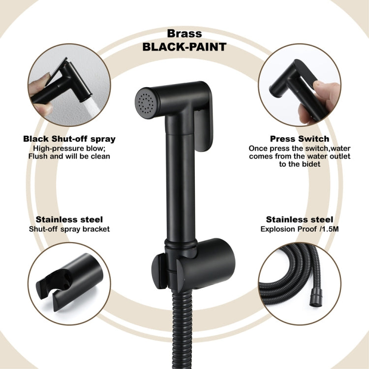 Kleiner Duschkopf WC-Brauseset, Einzelbrause, Brause+Basis+1.5m Telefonleitung, Brause+Basis+1.5m Schlauch, Brause+Basis+1.5m Schlauch+Eckventil