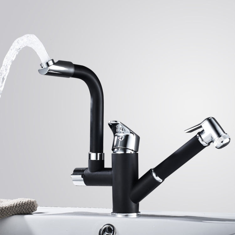 Küchenausziehbare Doppel-Wasserhahn Spültisch Warm- und Kaltwasserhahn, Rad-Ausziehdüse, Rund-Sprüh-Ausziehdüse, Würfel-Sprüh-Ausziehdüse, Runde Universaldüse, Würfel Universaldüse