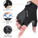 WEST BIKING YP0211210 Mountainbike-Handschuhe, halbe Finger, atmungsaktiv, rutschfest, Fahrradausrüstung, M, L, XL