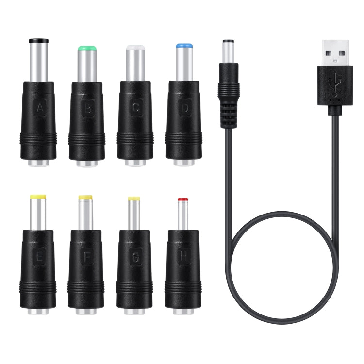 DC-Stromkabel USB Multifunktions-Wechselstecker USB-Ladekabel, 8 in 1, 11 in 1