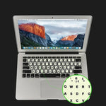 3 Stück leuchtende Tastaturaufkleber für Notebooks und Desktop-Computer, Englisch, Arabisch, Russisch, Italienisch, Deutsch, Spanisch, Japanisch, Französisch, Koreanisch, Hebräisch, Thailändisch