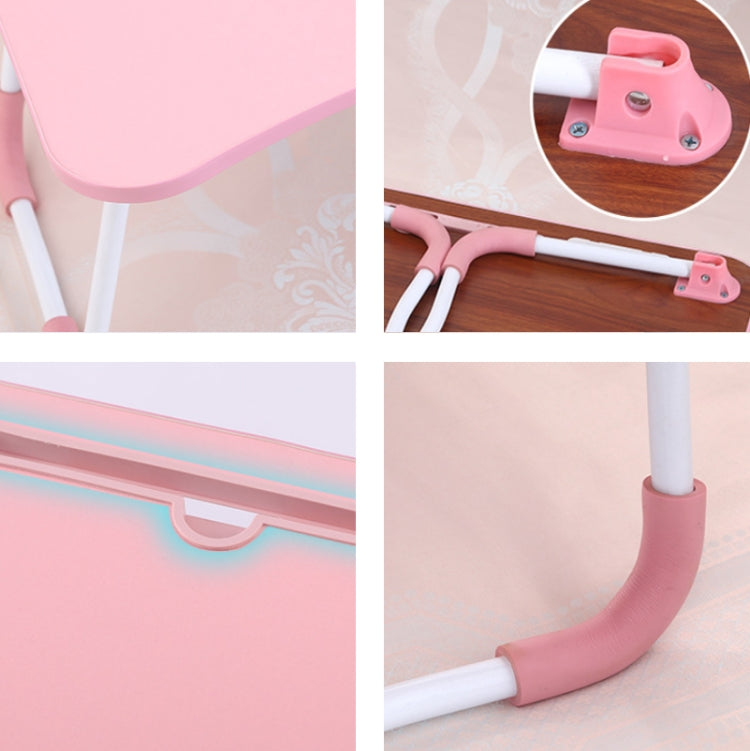 USB Klappbarer Computertisch mit Lüfter & Lampe, Größe: 60x40x28cm, Cool Schwarz, Teenager Pink, Himmelblau, Weißer Ahorn, Walnuss, Augenschutz Grün