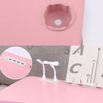USB Klappbarer Computertisch mit Lüfter & Lampe, Größe: 60x40x28cm, Cool Schwarz, Teenager Pink, Himmelblau, Weißer Ahorn, Walnuss, Augenschutz Grün