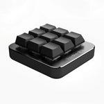 Vaydeer JP1011 9-Tasten Mechanische Mini-Tastatur, tragbare Tastatur, Kabellänge: 1 m
