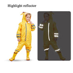 Kinder Einteiler-Regenmantel Jungen und Mädchen Leichter Kapuzenponcho, S, L, M