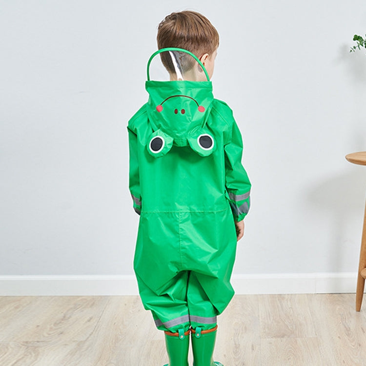 Kinder Einteiler-Regenmantel Jungen und Mädchen Leichter Kapuzenponcho, S, L, M