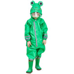 Kinder Einteiler-Regenmantel Jungen und Mädchen Leichter Kapuzenponcho, S, L, M